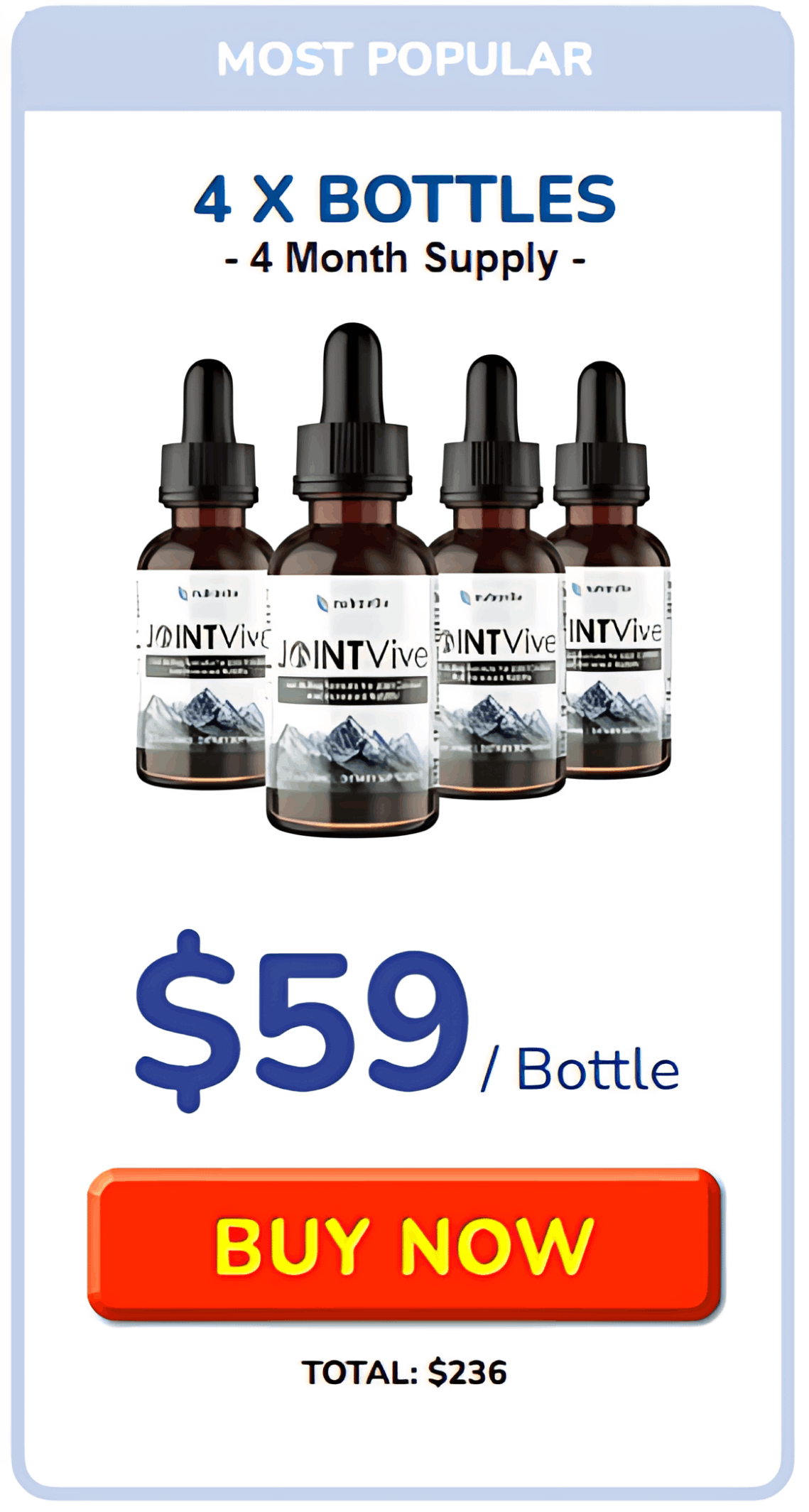 JointVive 3 bottle value package for joint health
